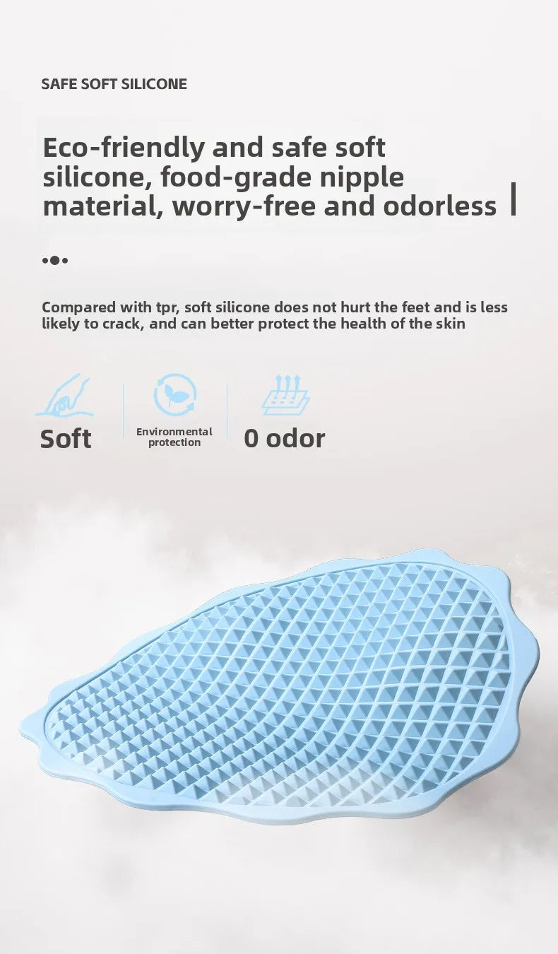 Indoor Acupressure Mat Silicone Anti Slip Jogging Foot Massage