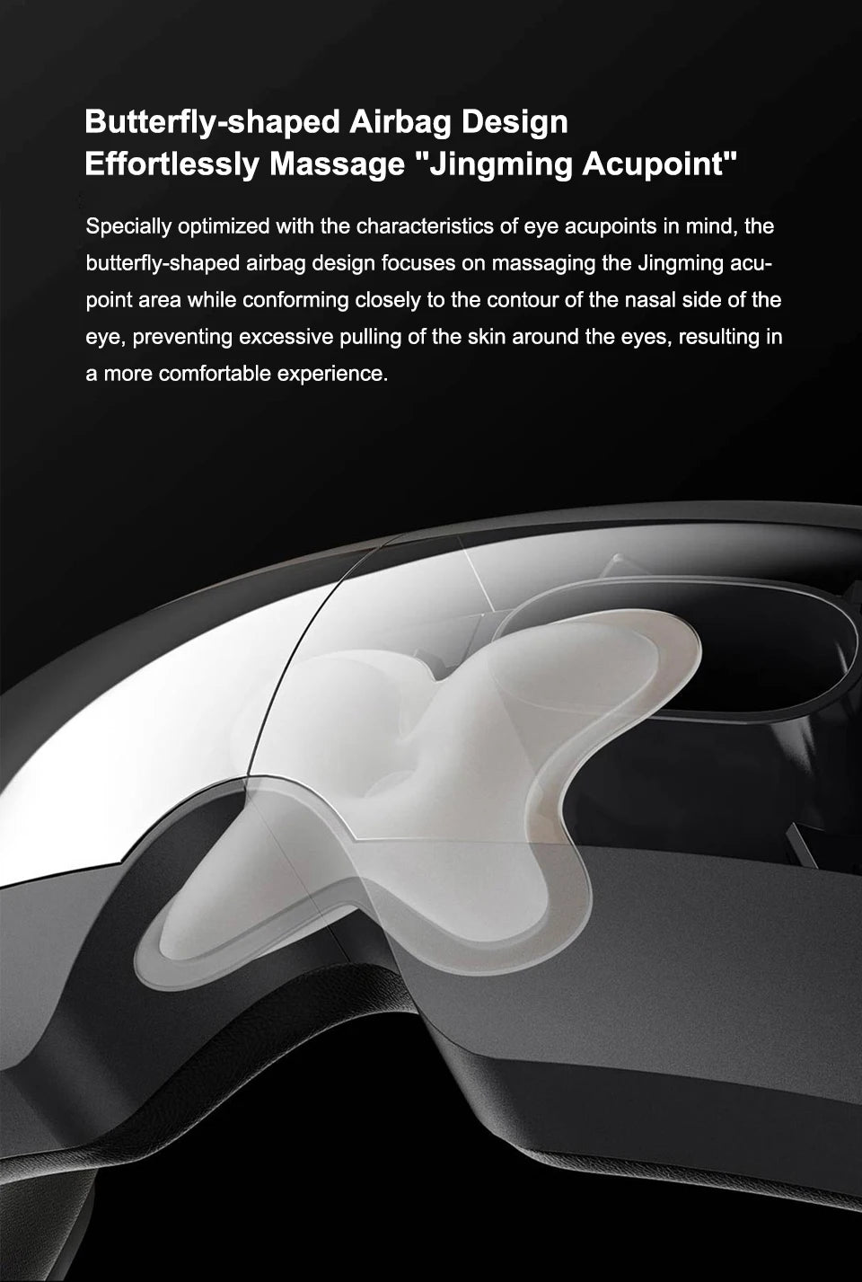 Smart Eye Massager – Faltbare Augenmassagebrille mit Mehrzonen-Massage & Mi Home App-Steuerung | 4,5 ★ Bewertung