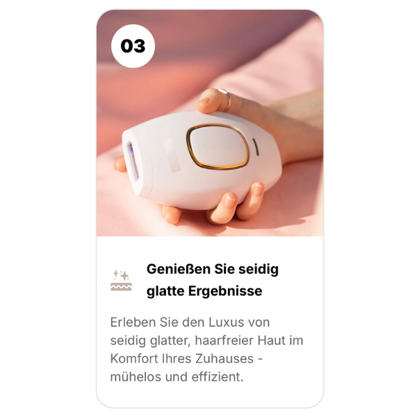 GlowSmooth Pro| Permanente Haarentfernung in nur 4 Wochen