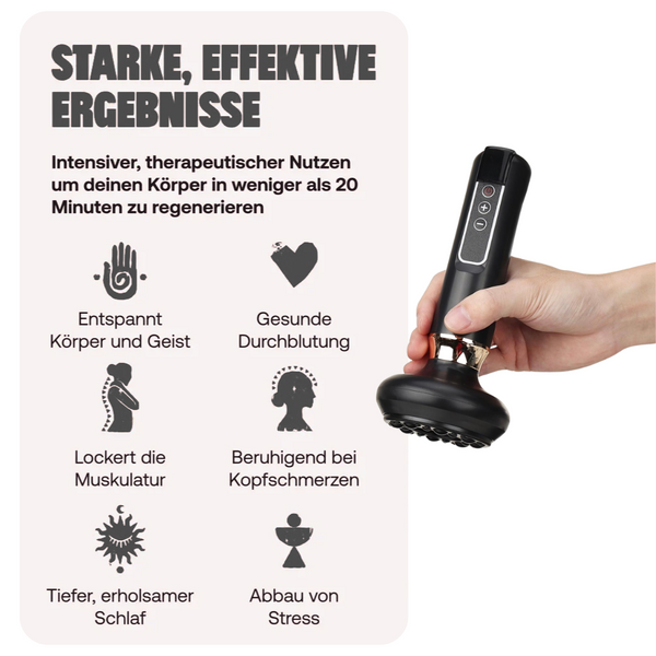 Cuppio Pro - Luxus-Schröpfgerät mit Rotlichttherapie & Wärmefunktion