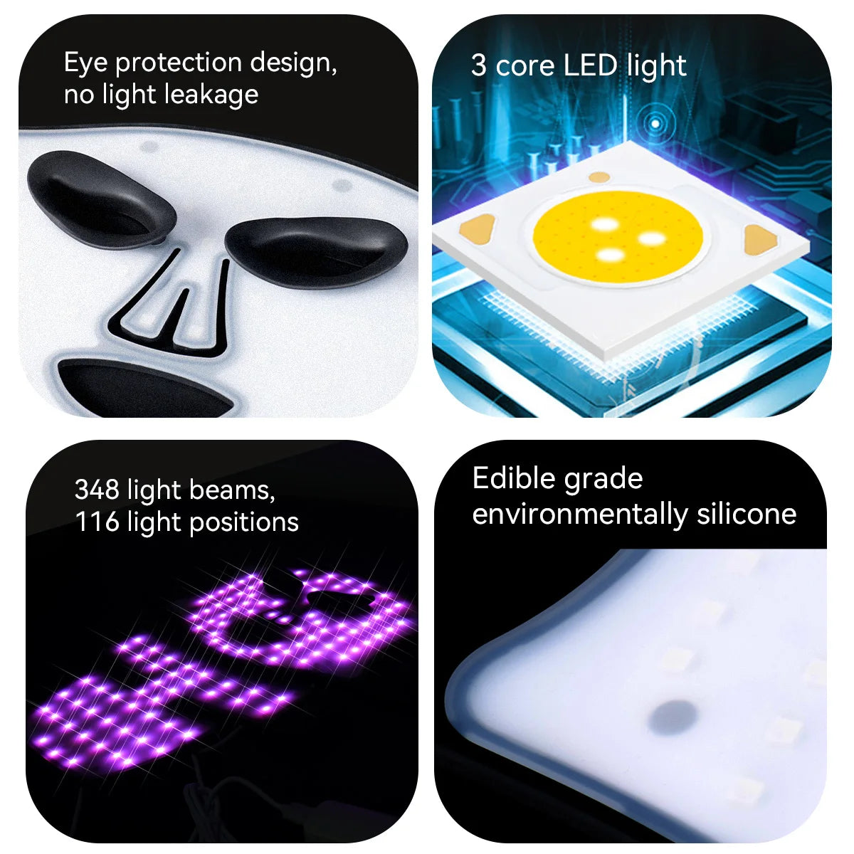 CelestiSkin IR Elite – Premium Rotlicht-Beauty-Maske