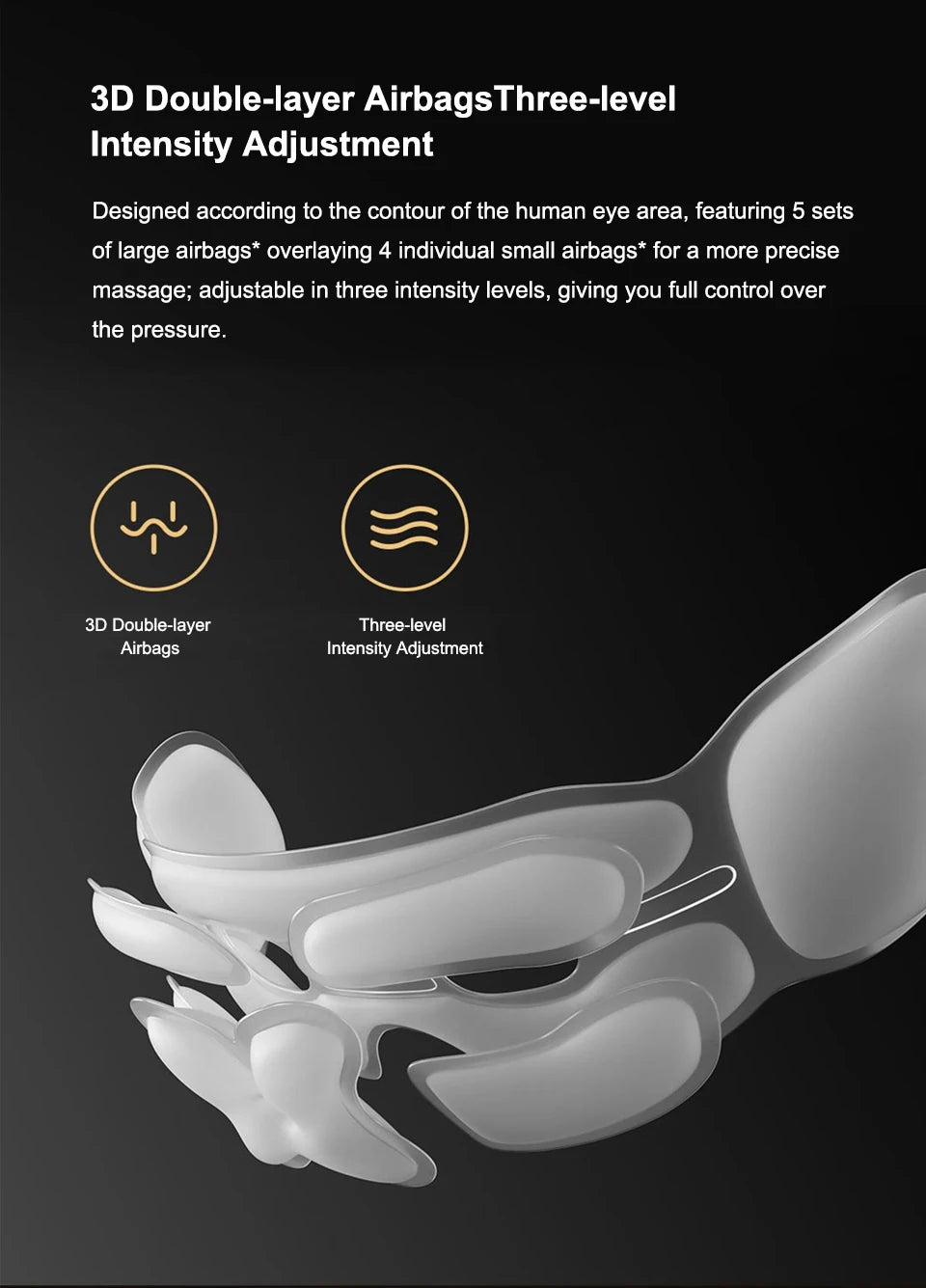 Smart Eye Massager – Faltbare Augenmassagebrille mit Mehrzonen-Massage & Mi Home App-Steuerung | 4,5 ★ Bewertung