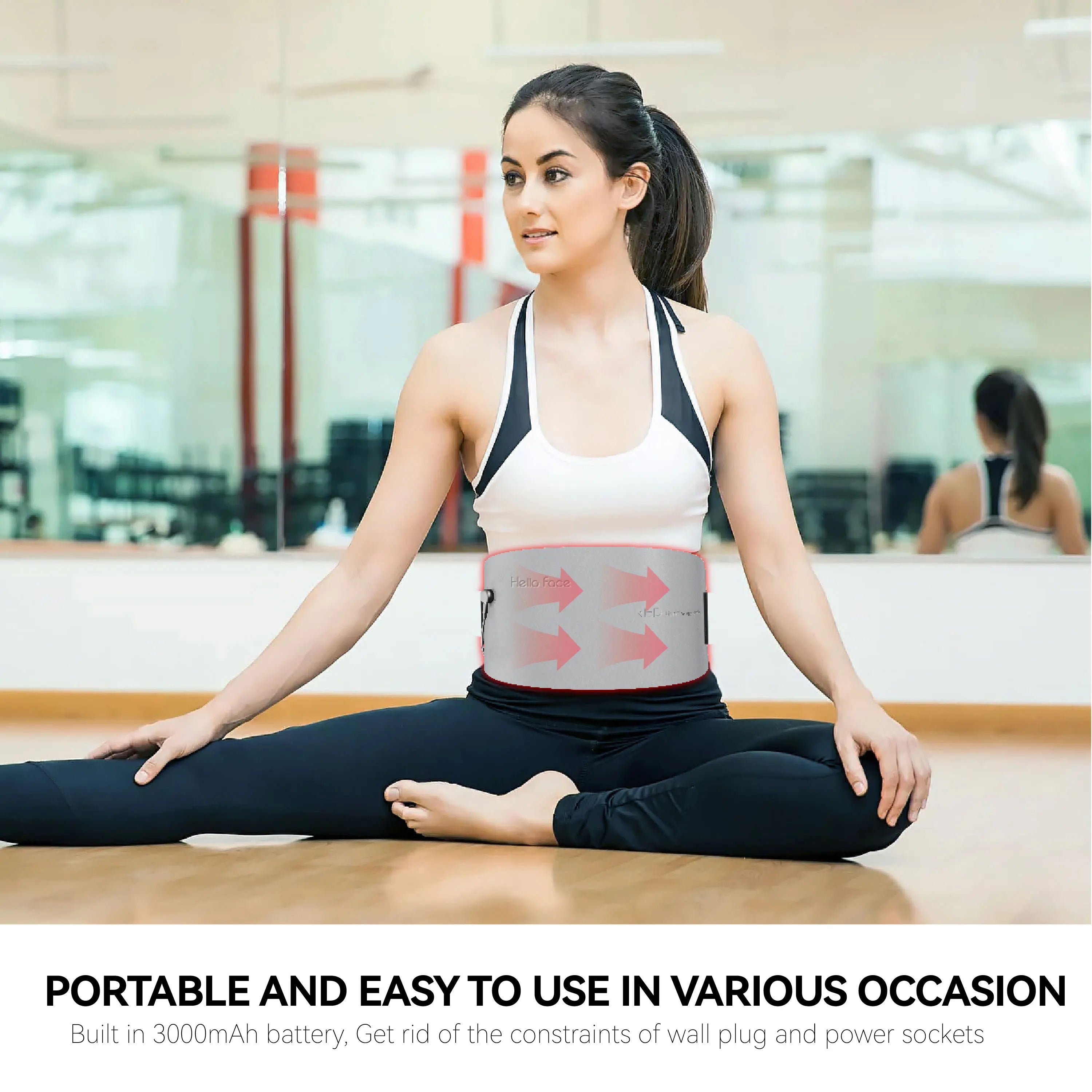 Infrarot Rotlicht-Therapie Gürtel – Wasserfest & Schweißresistentes LED-Lichtpad für Wellness & Entspannung