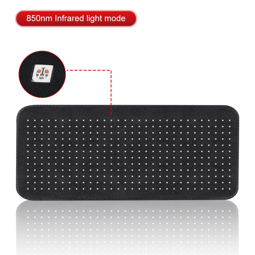 Nahinfrarot-Wärmematte (850 nm) – Flexibles Rotlichtpad für Rücken- und Schulterbereiche