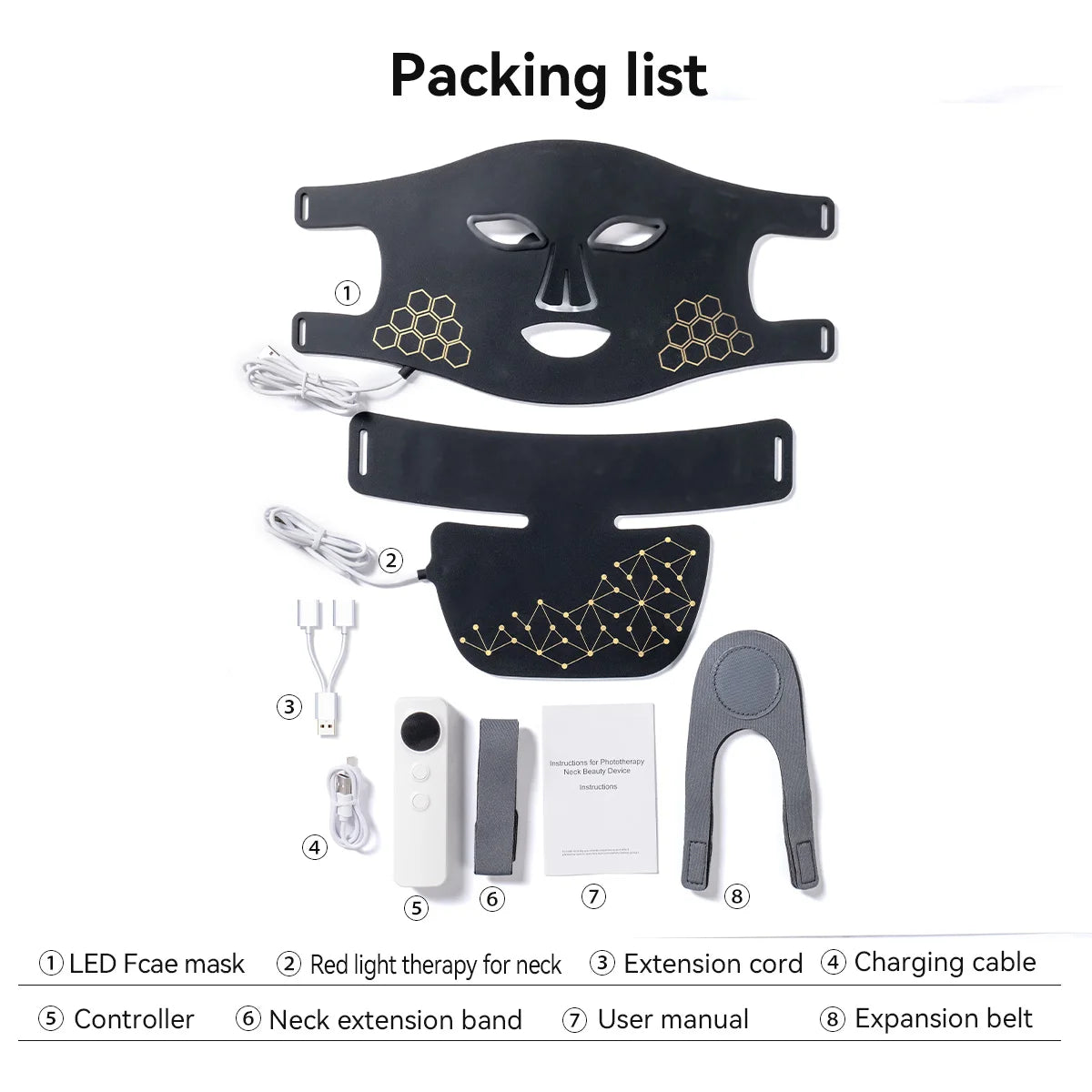 CelestiSkin IR Elite – Premium Rotlicht-Beauty-Maske