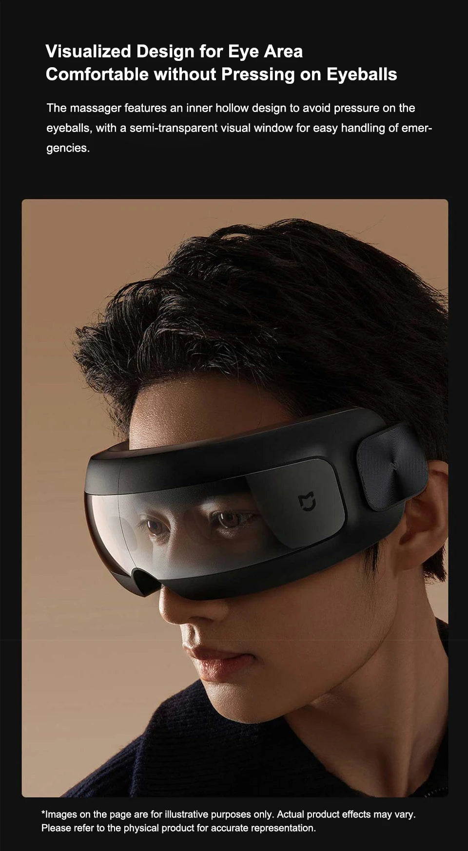 Smart Eye Massager – Faltbare Augenmassagebrille mit Mehrzonen-Massage & Mi Home App-Steuerung | 4,5 ★ Bewertung